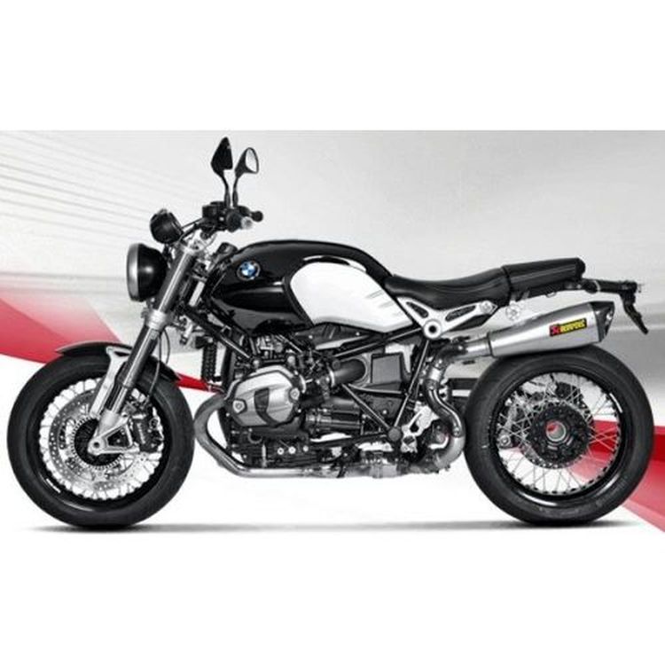 BMW R Nine T 2014 Akrapovic Hexagonal Exhaust - Hi-Level Option